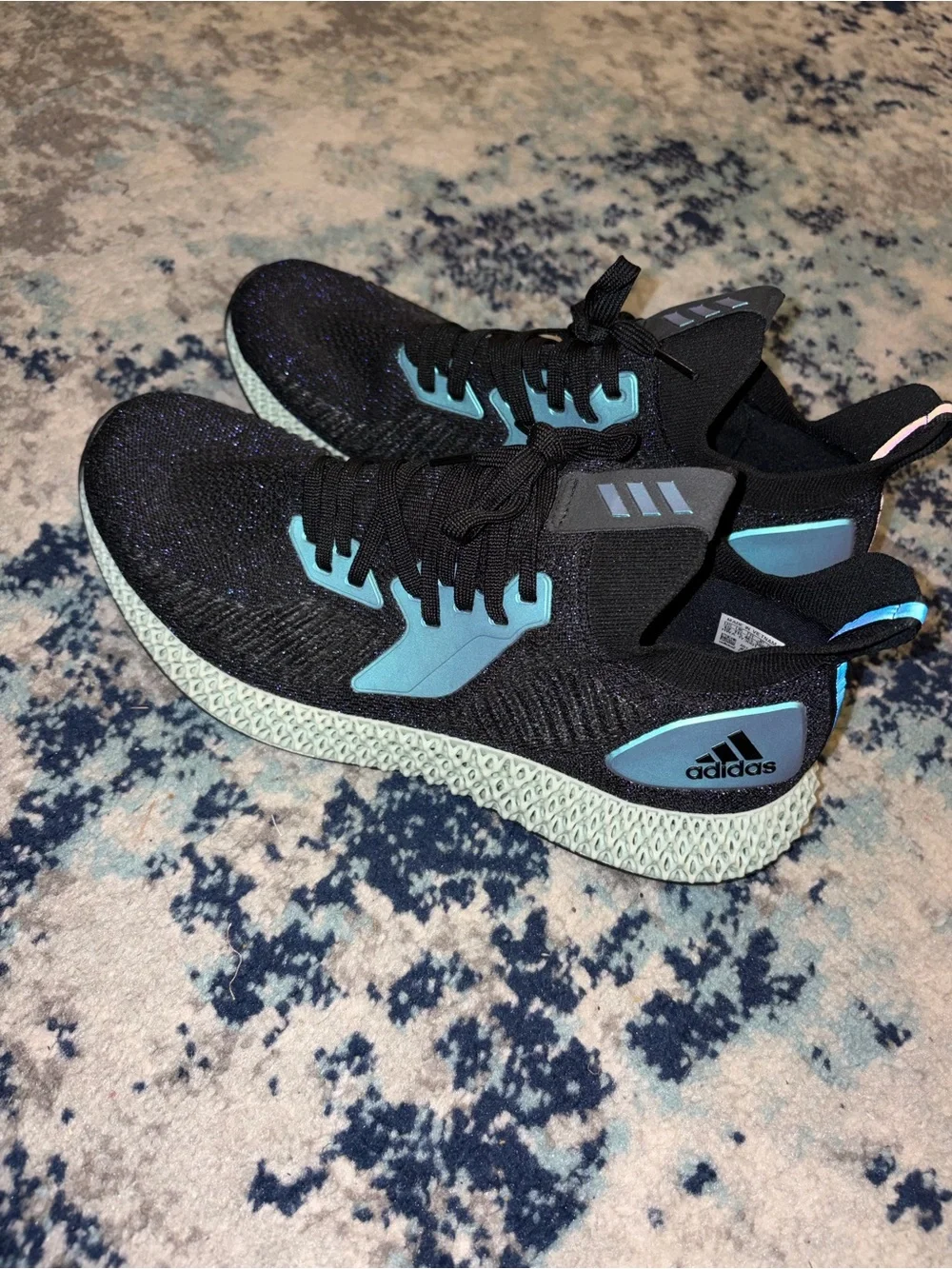 Adidas Alphaedge 4D Goodbye Gravity Black Running Shoes Size 12